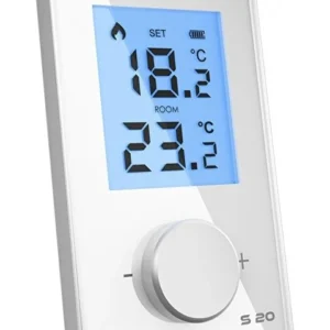 Mars S20 (MONTAJ DAHİL) Kablosuz Oda Termostatı – Akıllı Isı Kontrolü